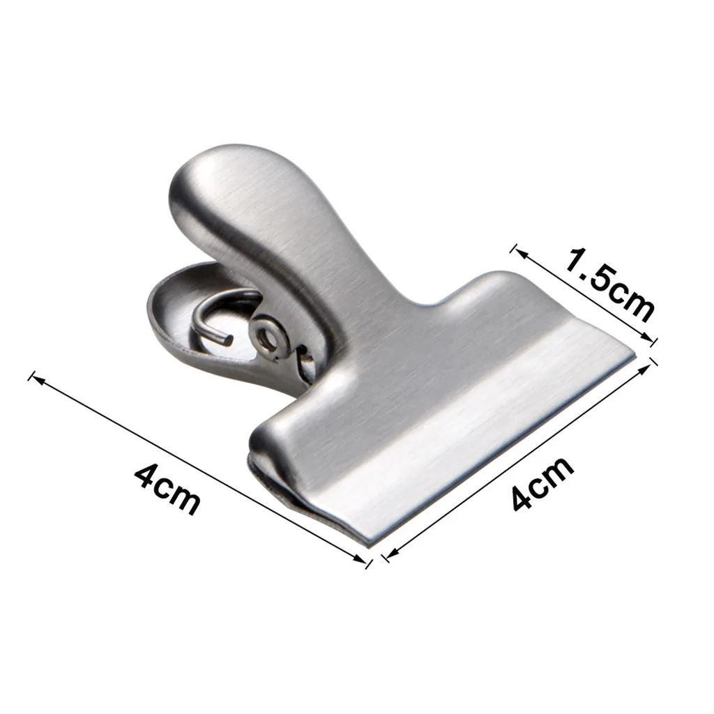 

2/3/4 Inch Width Food Storage Stainless Steel Chip Bag Clips Kitchen Food Sealing Bag Clips Fresh Food Clips Seal