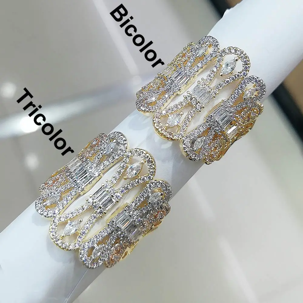 Женское кольцо GODKI Трендовое на палец с геометрическим крестом и фианитом