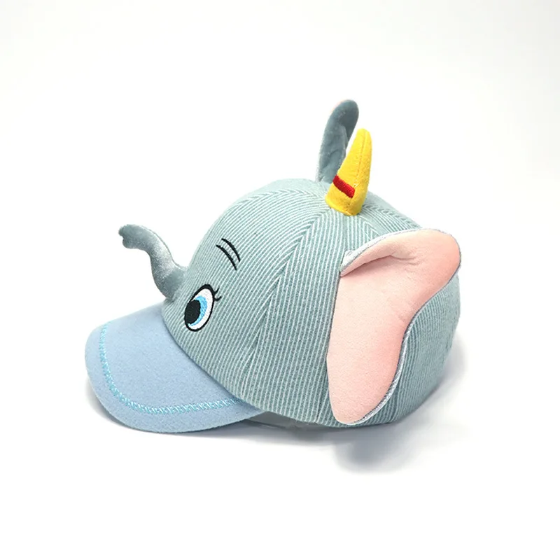 Бейсбольная шапка-ведро с мультяшным изображением слона осенне-зимняя шапка для