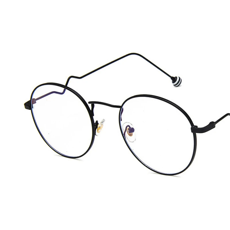 

Rainbow Lollipop Anti-Blue Light Glasses Frame Wave Leg Flat Lens Decoration Eyeglasses Blue Light Blocking Glasses