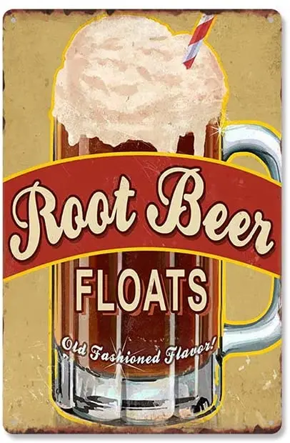 

Royal Tin Sign Refreshing Cold Beer Drink 11.8 7.8 inches, Rectangle Metal Signs for Home and Kitchen Bar Cafe Gas Station