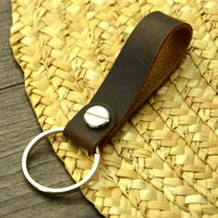 first layer leather lanyard cowhide pendant practical simple rope for mobile phone accessories car supplies key ring