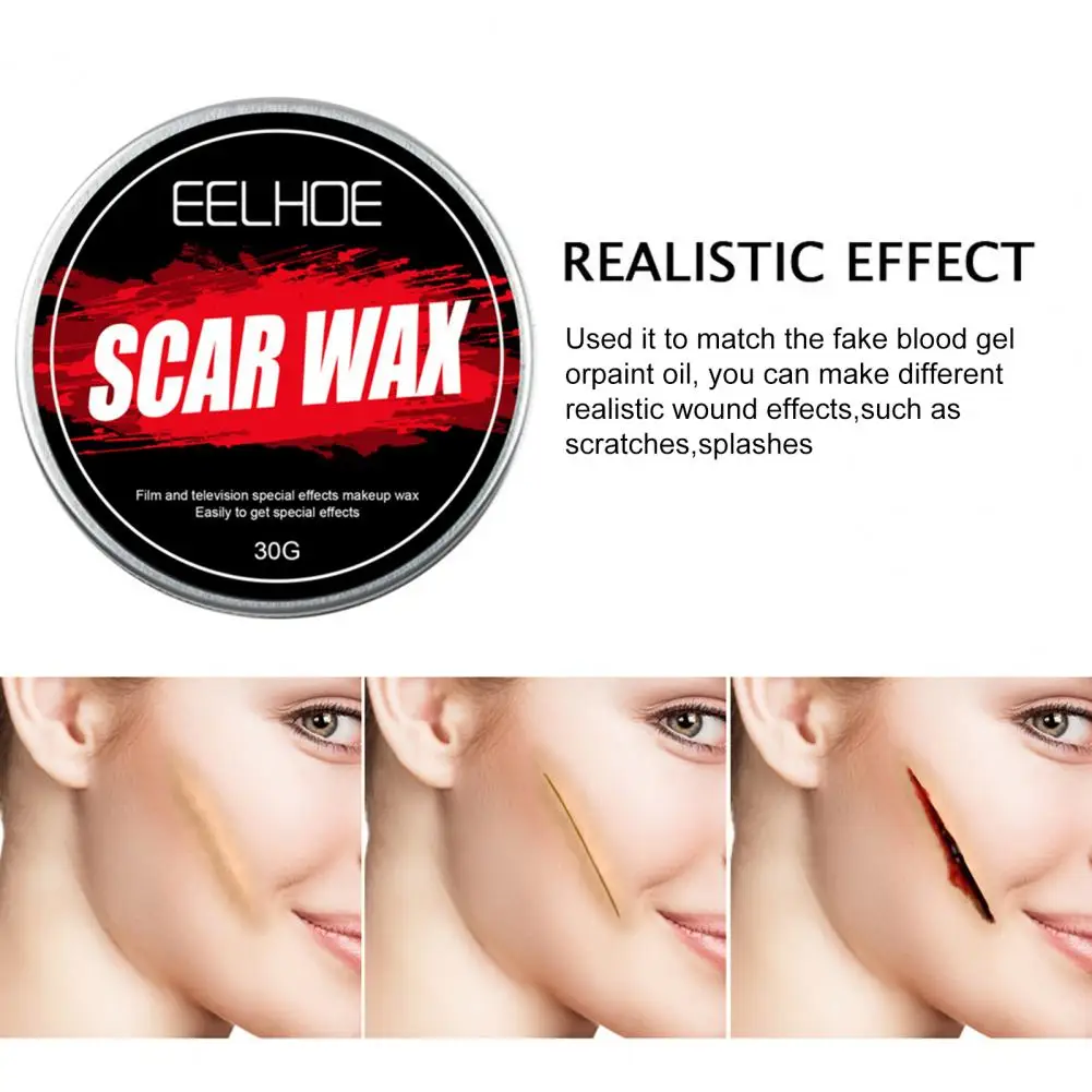 30 г/коркор. воск для Хэллоуина креативный удивительный приятный кожи гибкий и