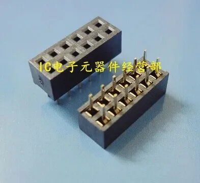 

260 шт., 2,54 мм, 2X6, шпилька, позолоченная искусственная Женская лампа
