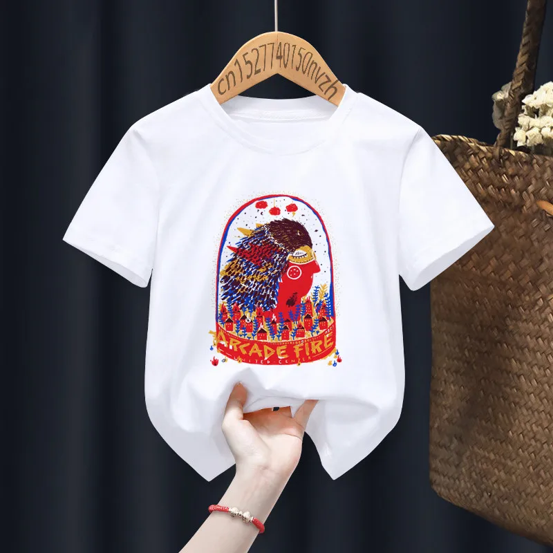 Indie Kid Funny Boy Girl T-shirts Kid Children Anime Gift Present Little Baby Harajuku Clothes,Drop Ship images - 6