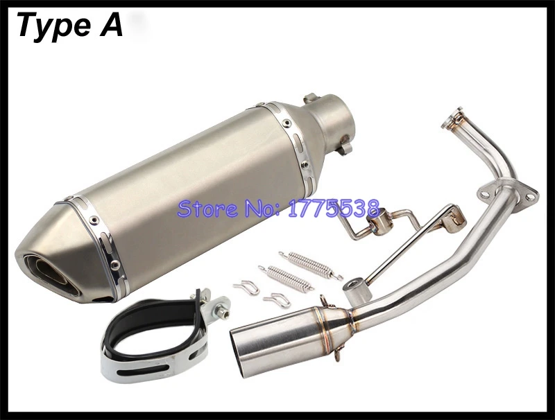 Выхлопной глушитель мотоцикла полная система Соединительная труба для Honda PCX 125 150