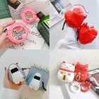 Роскошный силиконовый чехол с 3D рисунком кота из жвачки-пузыря для беспроводной гарнитуры bluetooth чехол для Apple AirPods 1 2 Чехол с акулой для airpods pro 3 Чехол