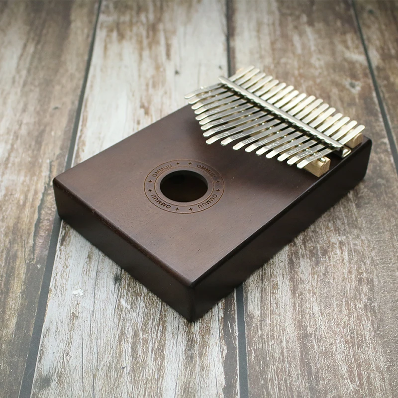 17 ключей калимба мбира Африканский твердый красный палец пианино с сумкой