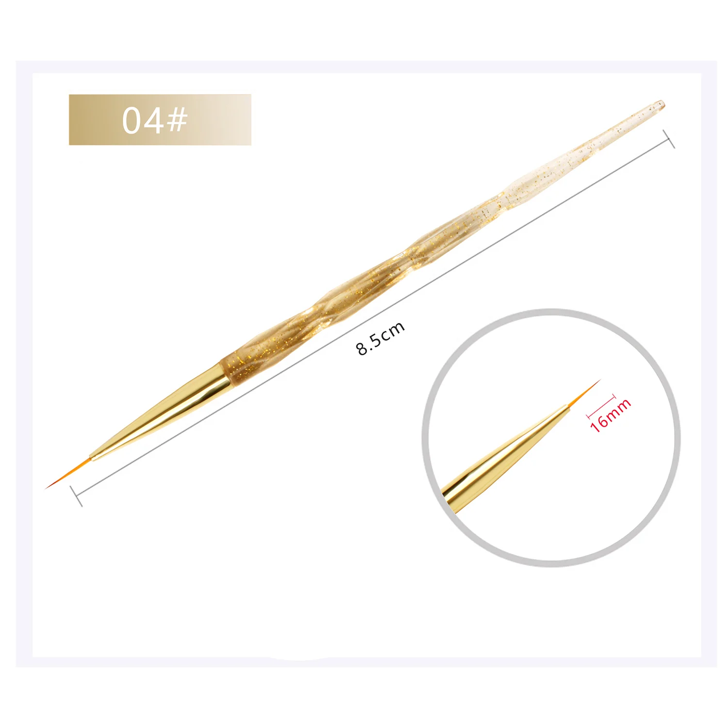 5 шт ногтей лайнер кисти для полос точечный набор ручек рисования|Кисти ногтей| |