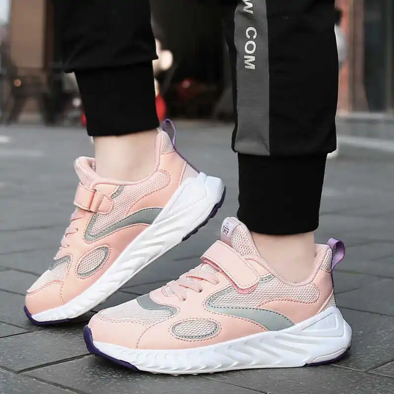 Кроссовки детские для бега дышащие Нескользящие спортивная обувь мальчиков и