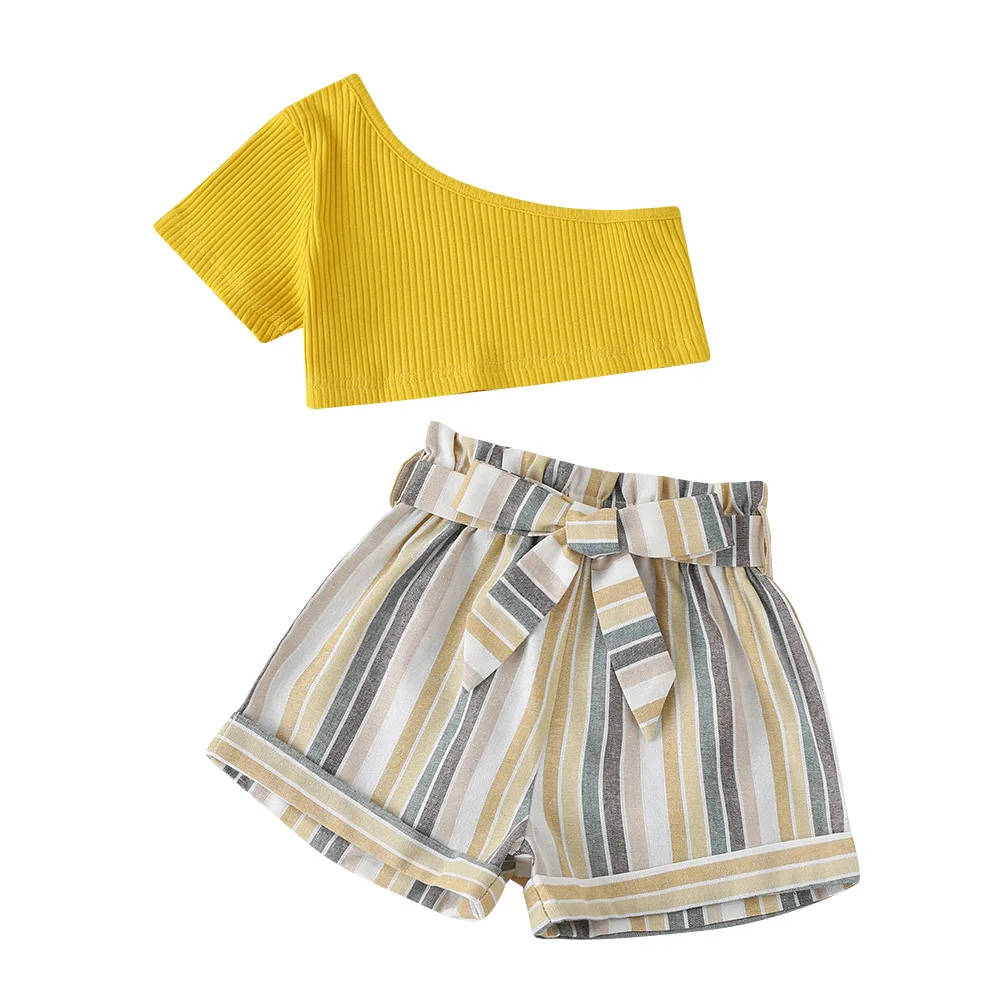 

Топ с асимметричными рукавами для маленьких девочек 2-6 лет