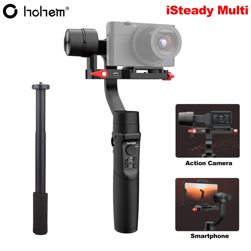 Hohem iSteady мульти 3-осевой ручной шарнирный стабилизатор для камеры GoPro для sony Canon Камера GoPro Hero 7 6 5 смартфон PK Zhiyun Crane M2 Feiyu