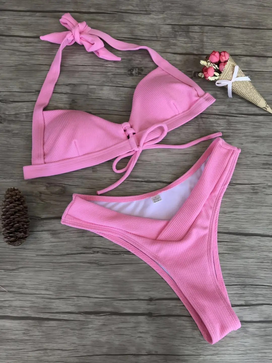 2020 сексуальный бикини с высокой талией женский купальник пуш-ап Бразильский