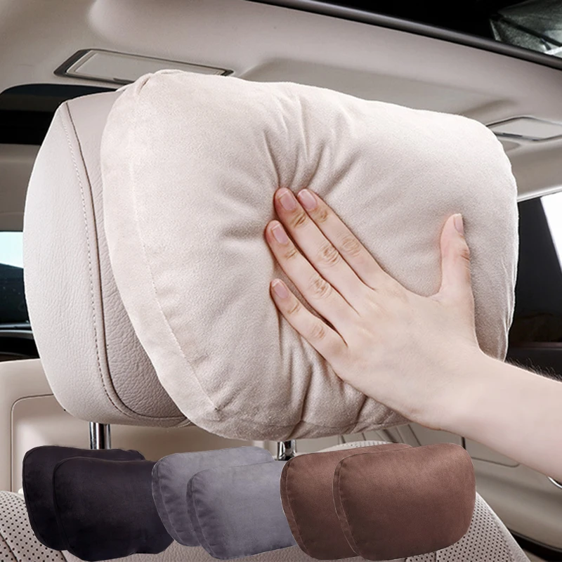 

Quality Car Headrest Neck Support Seat / Maybach Design S Class Soft Universal Adjustable Car Pillow Neck Rest Cushion