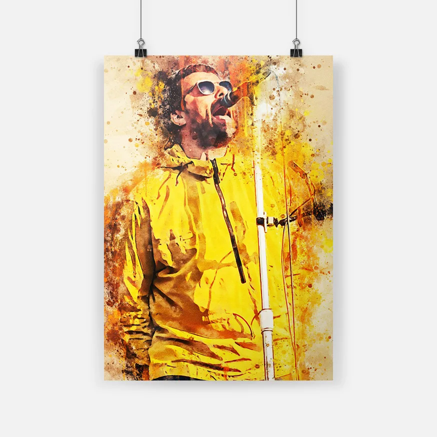 

Hot New Poster Liam Gallagher Superstar Singer Poster Canvas Painting Graffiti Wall Art Decor Living Room BedroomHome Decoration