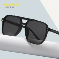 blmusa 2021 new simple sunglasses men trend gradient lenses square decorative glasses for women unisex car driving eyewear uv400