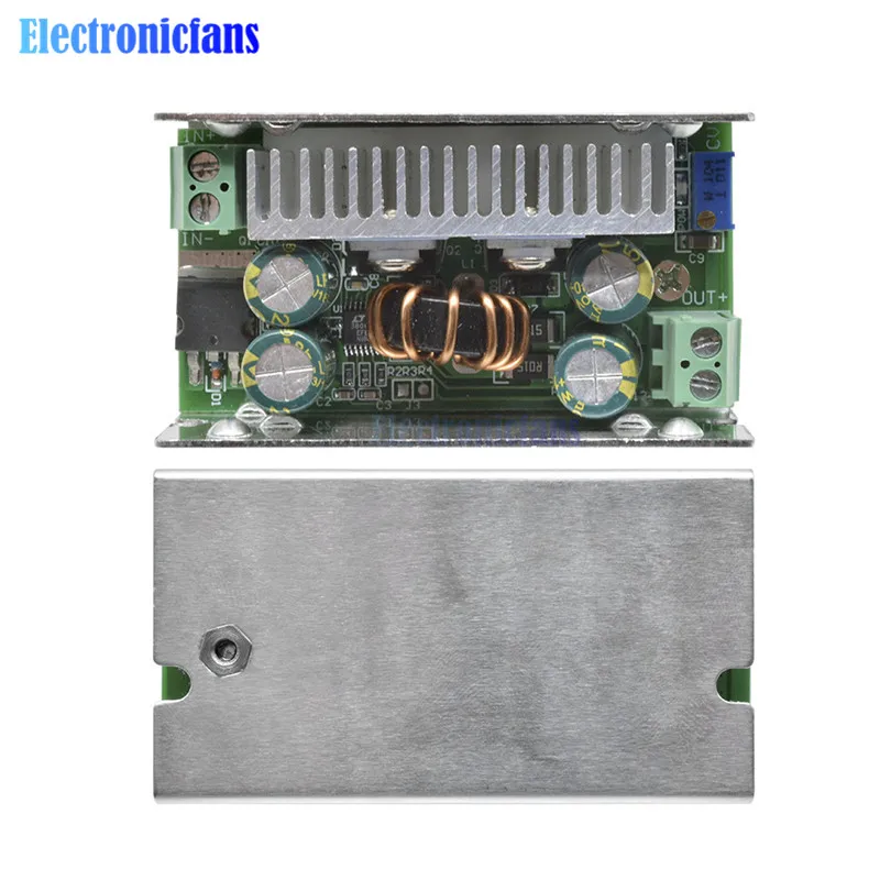 15A 200W Регулируемый DC-DC понижающий преобразователь понижающий модуль 60V Регулируемый Напряжение стабилизированный синхронное детектирование модуль
