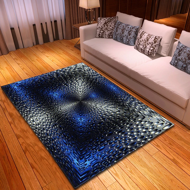 

Moroccan National Style Carpet Kids Play Area Rugs Flannel Soft Bedroom Sofa Parlorn Bohemia Rug Carpet for Living Room