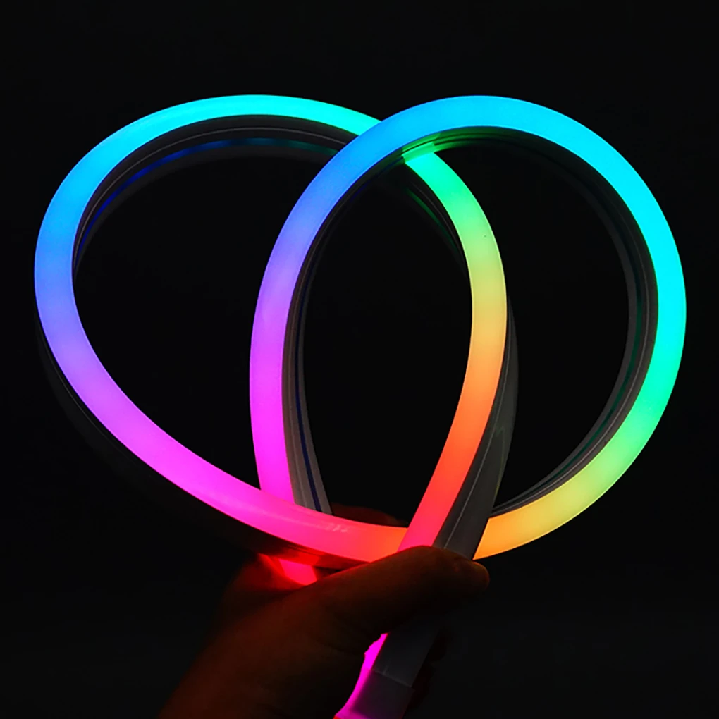 RGB светодиодная неоновая светильник та WS2812B WS2812 неосветильник свет гибкая