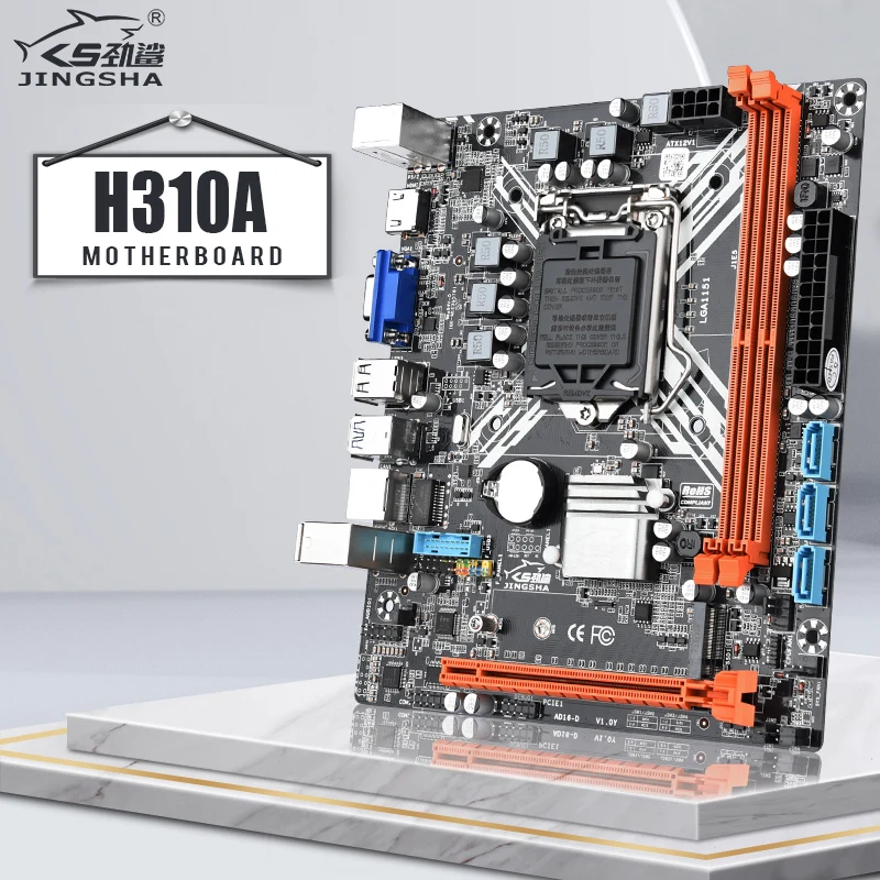 

Материнская плата H310A, LGA 1151, DDR4, ОЗУ, поддержка процессора Intel i3/i5/i7, слот M.2 SATA3.0 USB3.0, десктопная материнская плата