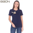 Футболка с вышитой птицей Baon B239018