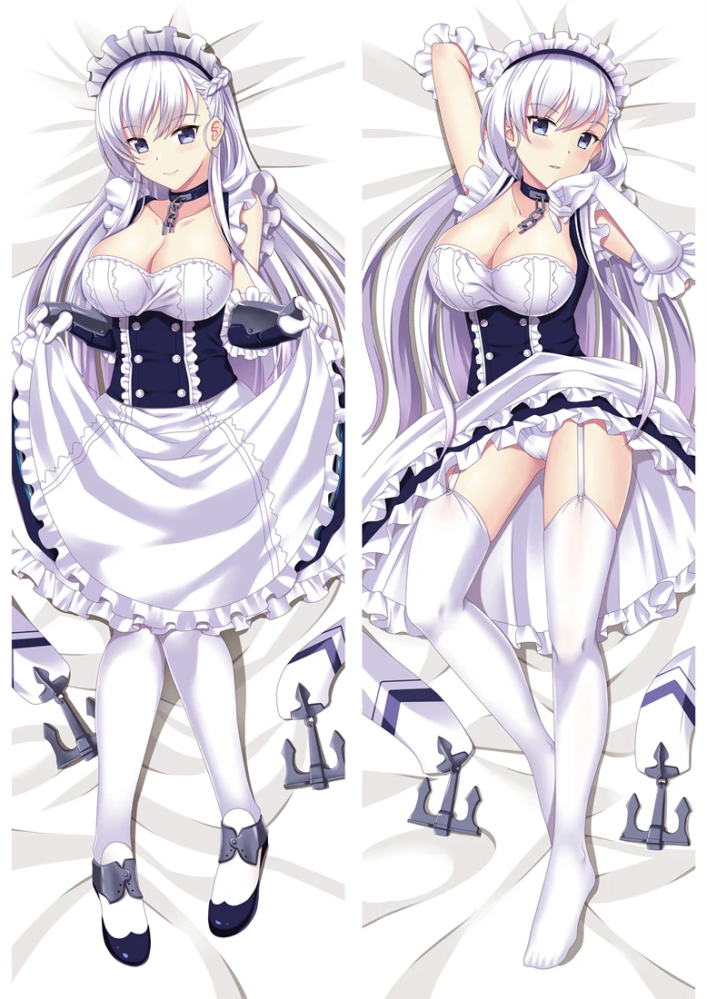 

Anime Game Azur Lane Belfast Sexy Girl Pillowcases Otaku Fujoshi Dakimakura body Hugging Pillow Case Cover Bedding Gift