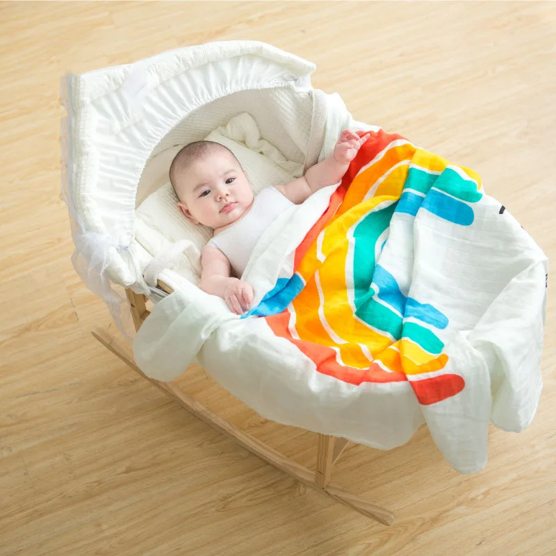 Детское банное полотенце с мультяшным принтом хлопковое плотное пляжное для