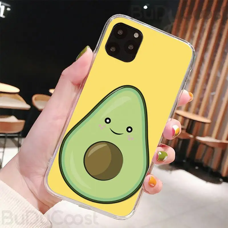 cute avocado phone case for iphone 8 7 6 6s plus x 5s se 2020 xr 11 pro xs max 12 12mini free global shipping