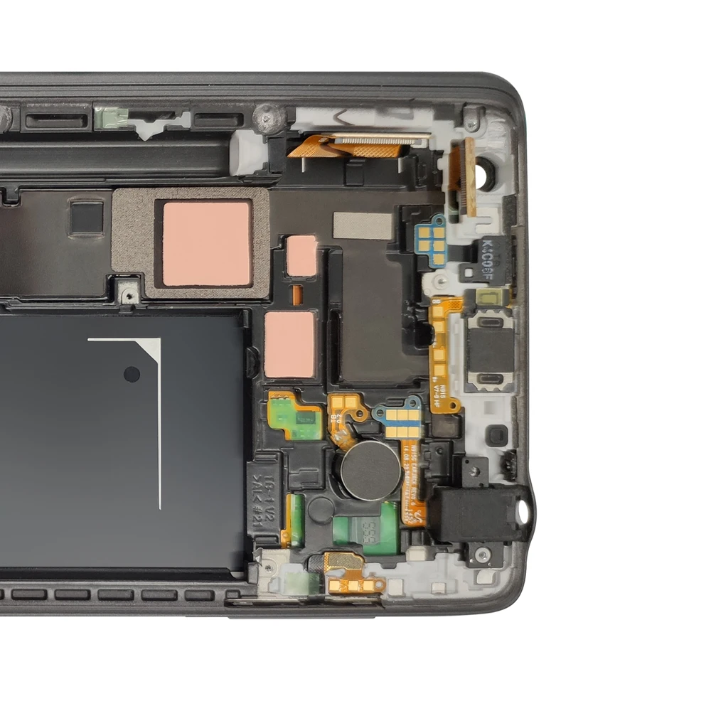 Super AMOLED LCD Note 4 Edge N915 N9150 N915F рамка дисплея 100% испытано рабочий сенсорный экран в