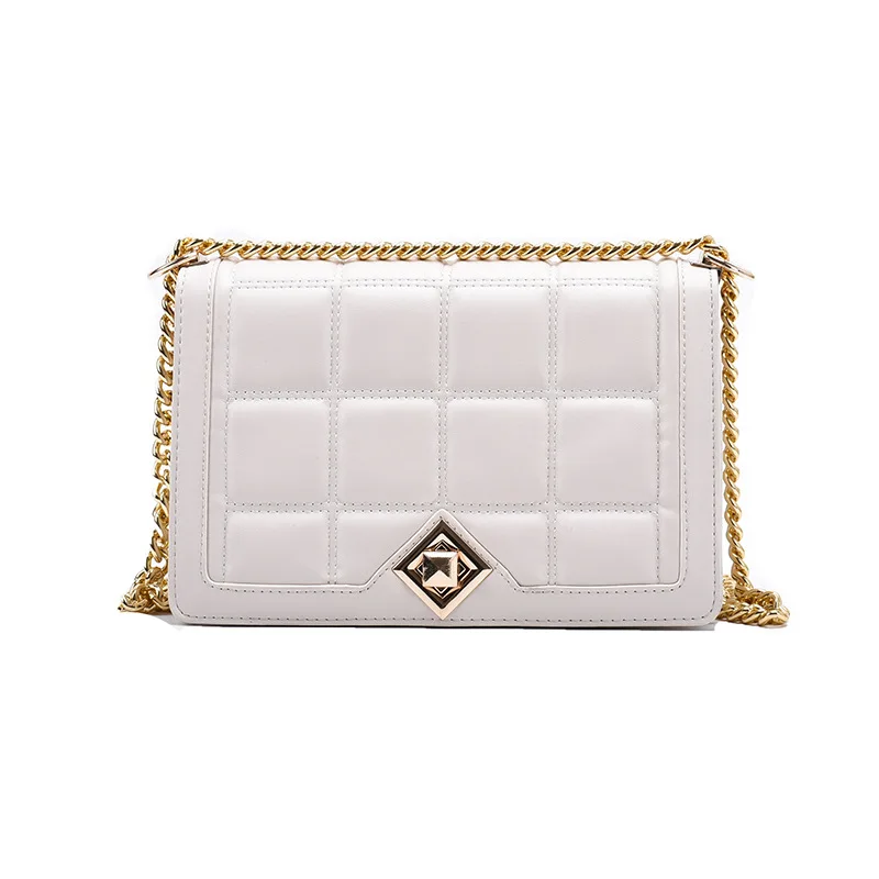 

2021 Texture Niche Small Bag Female Designer Handbags New Korean Fashion Shoulder Bag Casual All-match Chain Messenger Bag