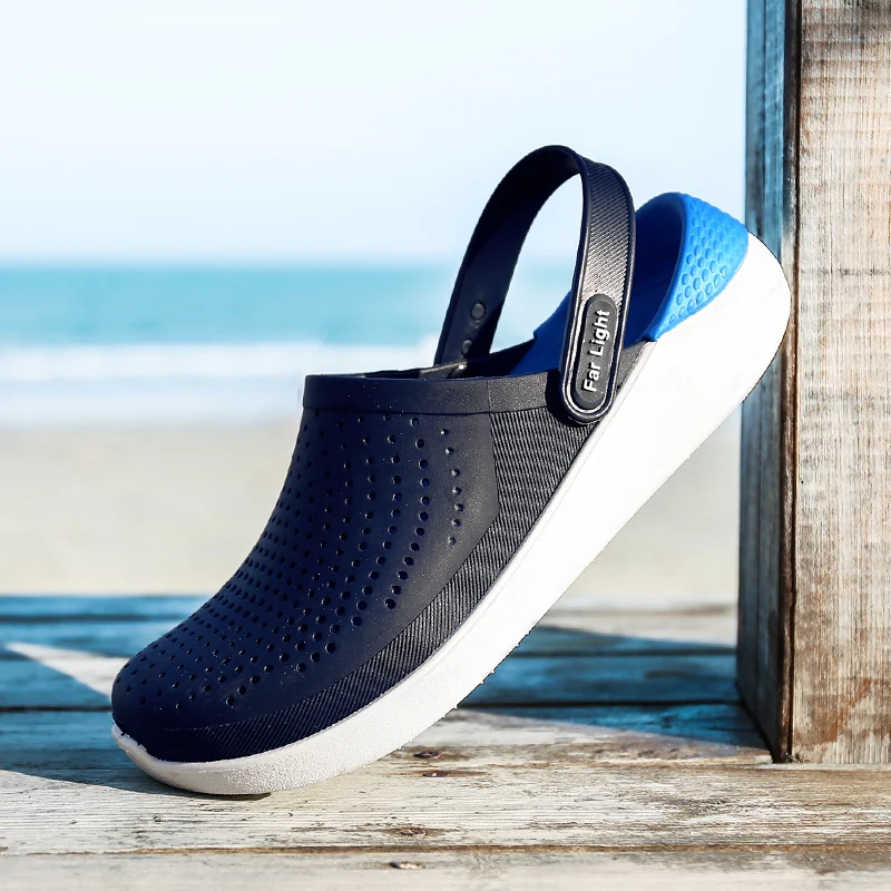 

Mens Beach Shoes Summer Water Shoes Light Breathable Couples Casual Slippers Swimming Walking Anti-slip Flip Flops Soft Sandals