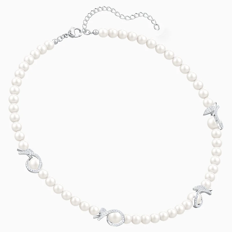 

SWA 2020 New Fashion High Quality Exquisite White Leonore Necklace For Wife To Send Mother Birthday Mother's Day Romance Gift