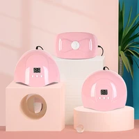 54w nail dryer machine lamp light nail art tools auto sensor timer led manicure for home caring tool and nail clipper