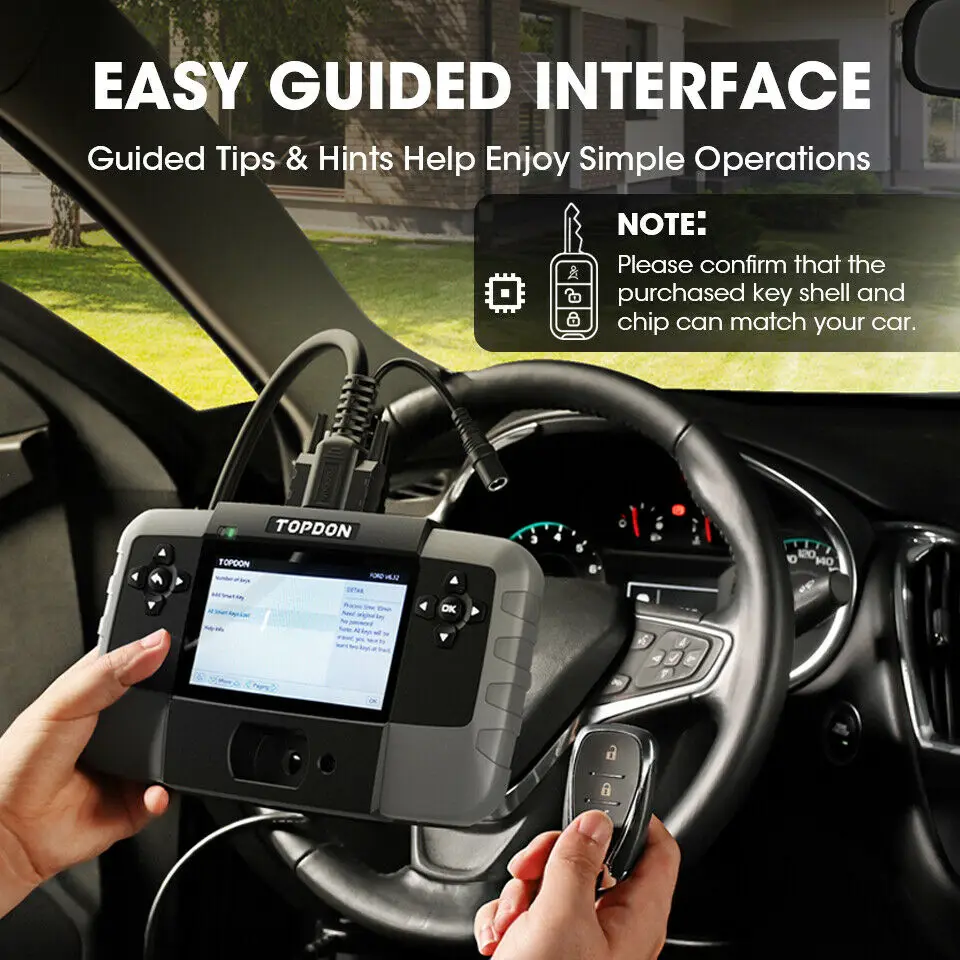 Авто ключевой программист TOPDON T ниндзя 1000 программирующий инструмент ключ утерян
