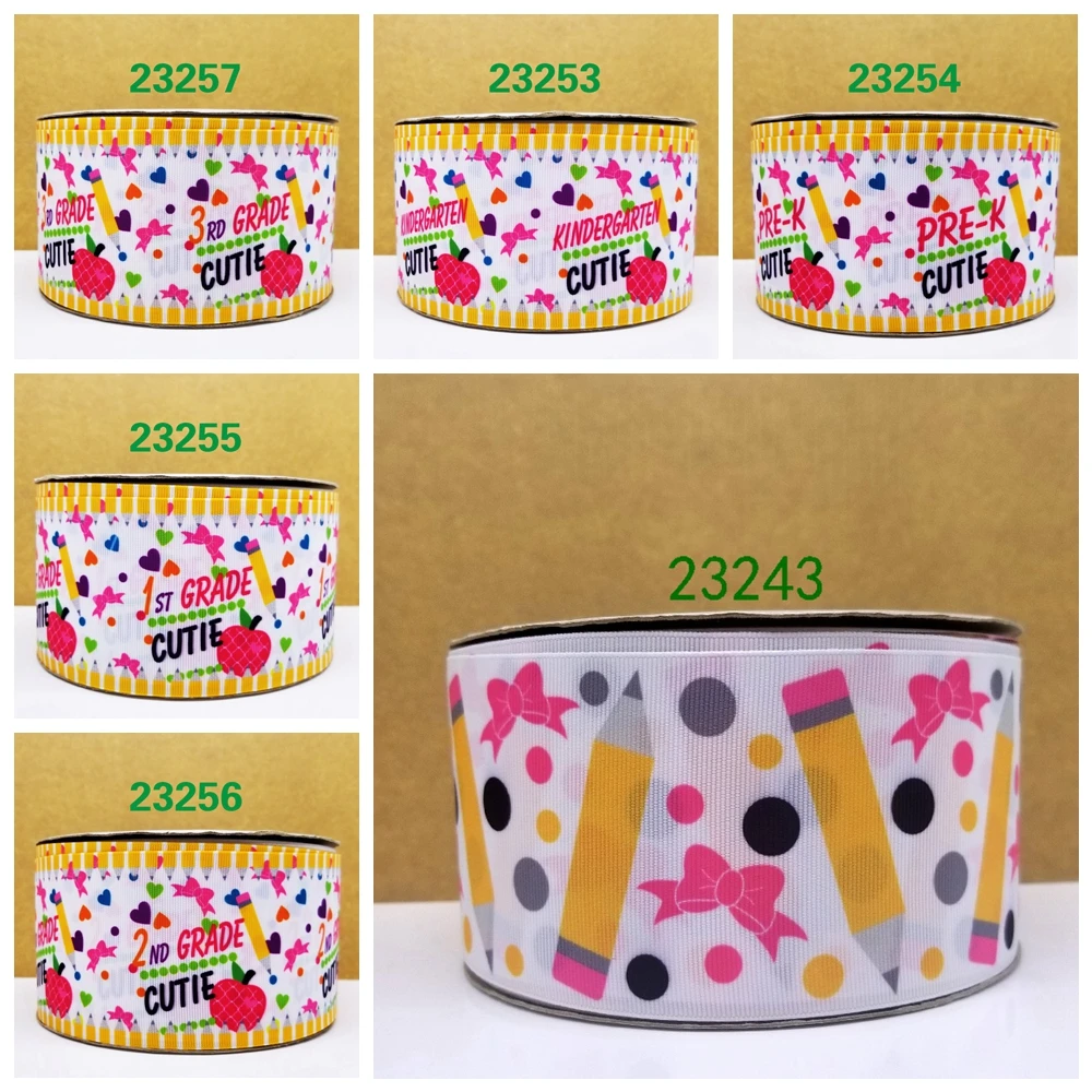 Бесплатная доставка 50 ярдов мультфильм печатных grosgrain ленты 23243|Ленты для шитья| |