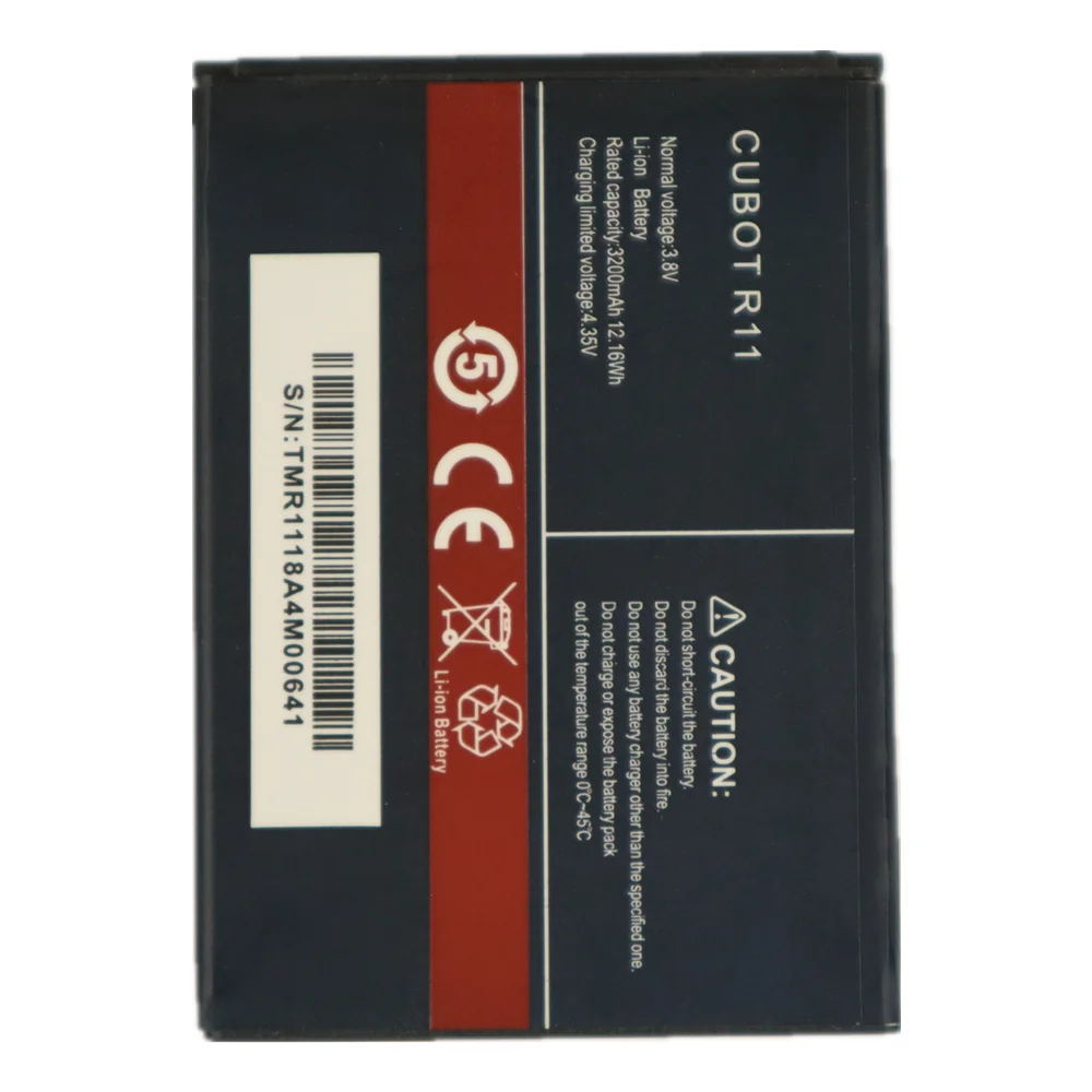 

CUBOT R11 Battery For CUBOT R11 r 11 High Capacity 3200mAh Mobile Phone Batteries Replacement Lithium Polymer