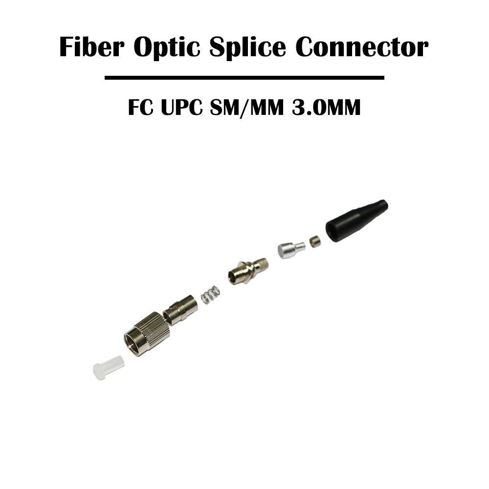 200 шт. FC UPC/APC 3 0 мм SM одномодовый многомодовый волоконно оптический соединитель FTTH