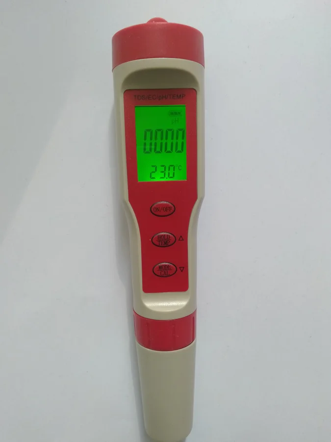 С подсветкой Цифровой тест воды er 4 в 1/3 в 1 тест EC/TDS/PH/TEMP контроль качества воды тест er комплект для бассейнов питьевой воды