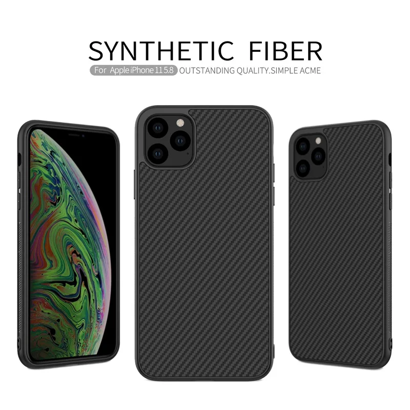 Чехол из углеродного волокна &quotiPhone 11 / pro max&quot Оригинальный чехол для мобильного