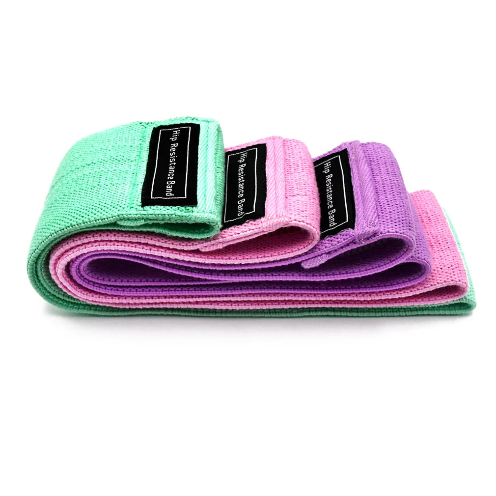 

New Durable Hip Circle Band Yoga Anti-slip Gym Fitness Rubber Band Exercises Hip Lifting Resistance Band Braided Elastic Band