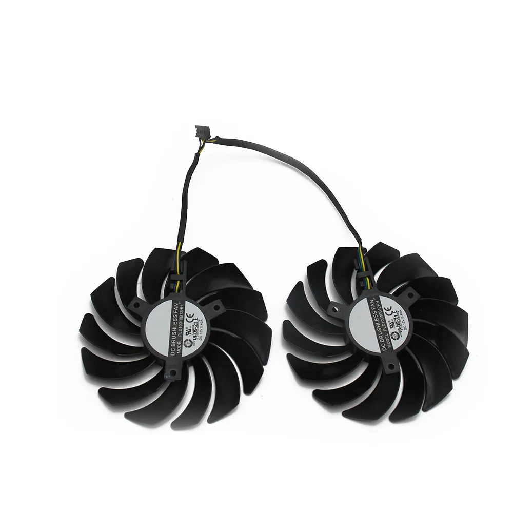 Оригинальный вентилятор PLD10010B12HH RTX2080 Ti для MSI GeForce RTX 2080 2070 SUPER 8 Гб GAMING X TRIO PLD09210B12HH