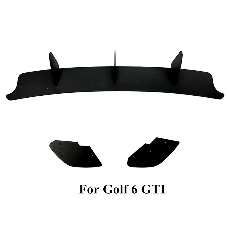 Задний бампер для багажника фотозащита Volkswagen VW Golf 6 MK6 GTI R20 2008-2012 Черный
