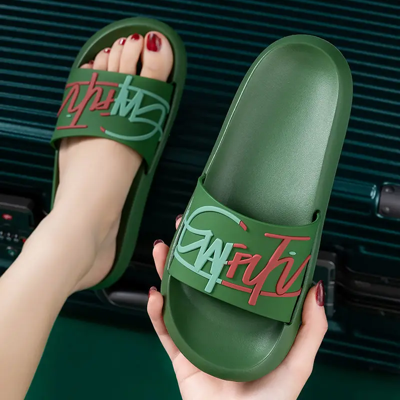 Slippers Women's Trend Slippers Women's Platform Anti-slip Household Men Women Shoes Slipper Women Slippers House