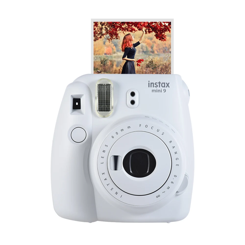 Фотокамера моментальной печати Fujifilm Instax Mini 9 с зеркалом для селфи и датчиком на светильник