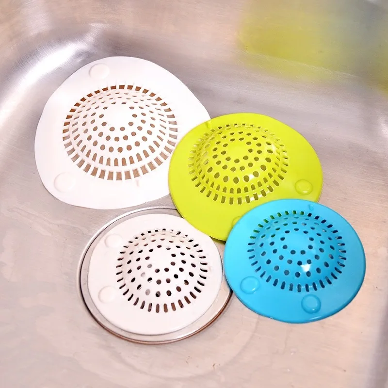 2 шт Силиконовые фильтры для раковины канализационный фильтр слив дуршлаг волос
