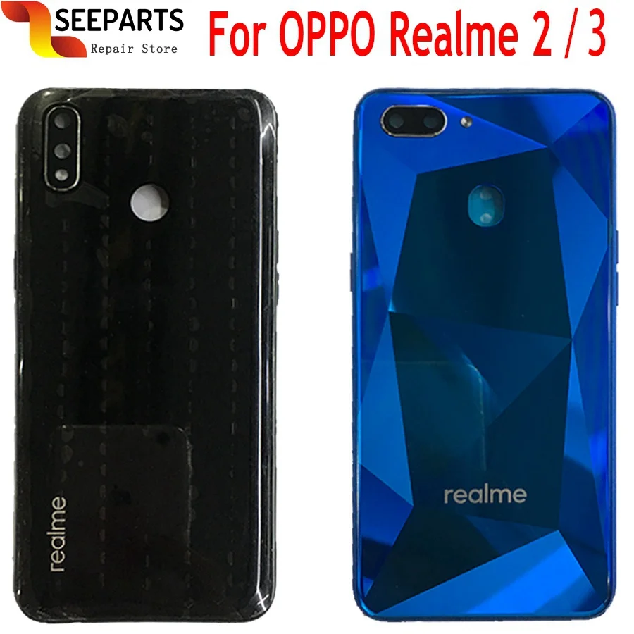 Оригинальный чехол для Oppo Realme 2 задняя крышка с камерой батареи логотипом 3