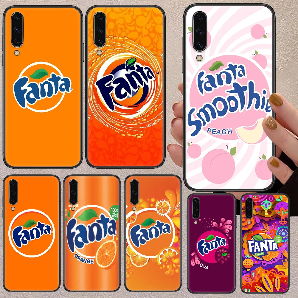 Фото Fantas напитковый оранжевый чехол для телефона Samsung Galaxy A 7 8 10 12 20 21 30 40 50 S E 51 70 71 52 72
