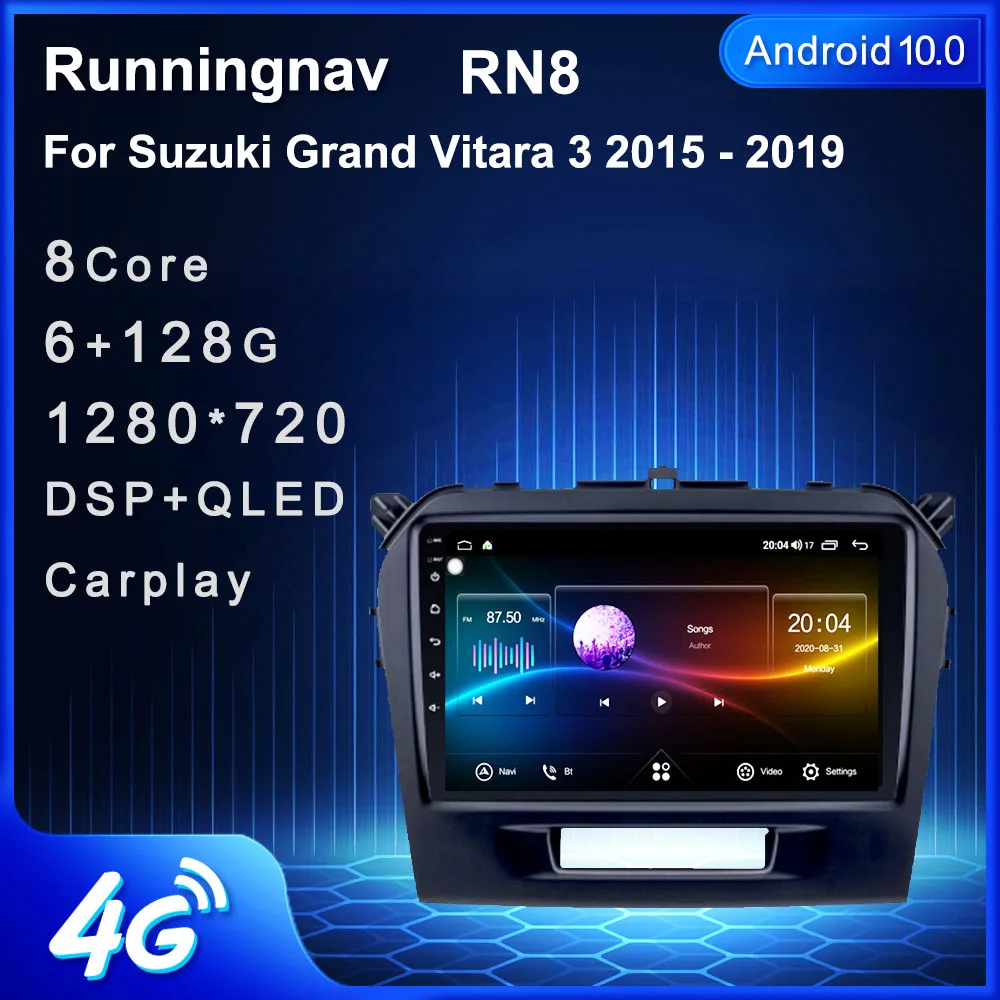 Android 10 1 для SUZUKI VITARA 2015 2016 2017 2018 2019 мультимедийный стерео автомобильный DVD плеер
