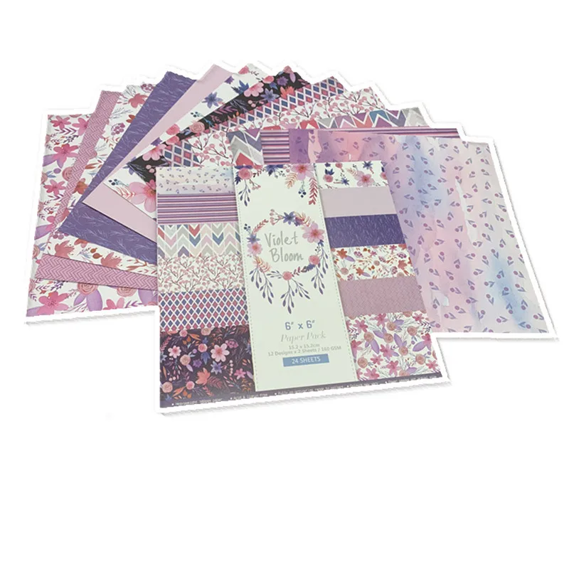 

24PCS/Lot Small Diamond Retro Material Papers DIY Scrapbooking Album Diary Gift Decorative Paper Scrapbooking Paper