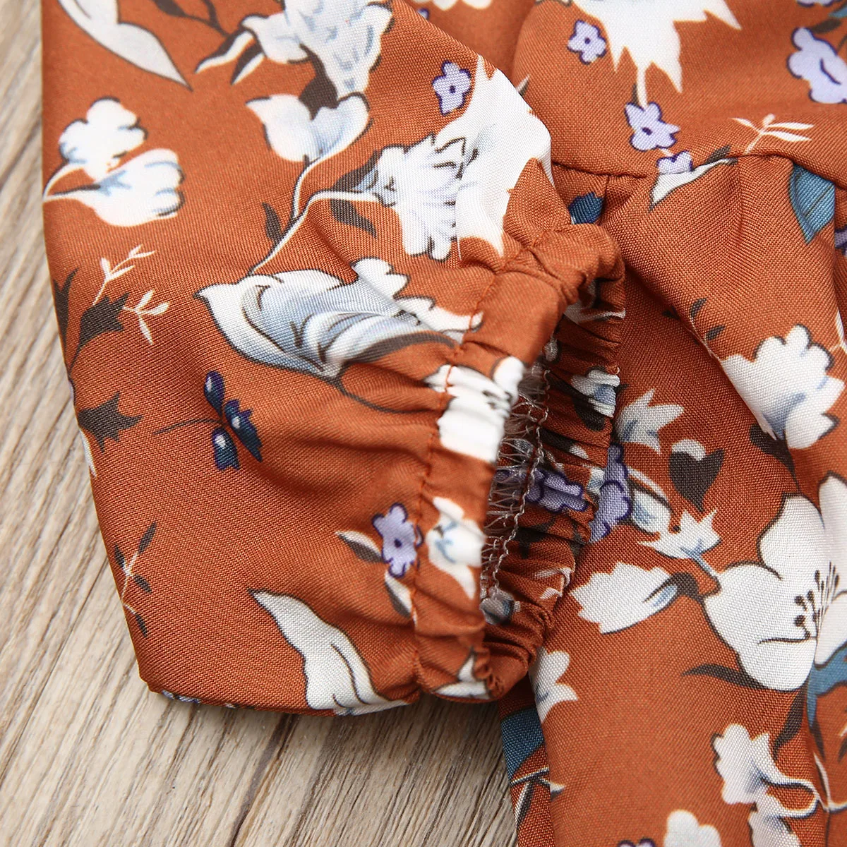 Модный Осенний комбинезон с принтом для маленьких девочек длинными рукавами и